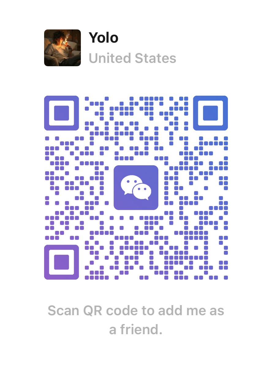 WeChat QR code for Yi Yang